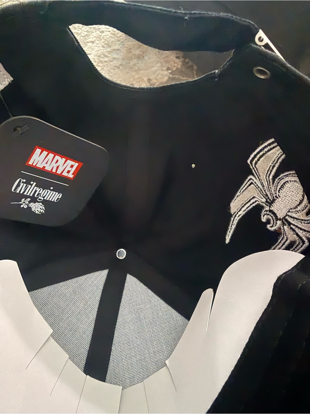 Marvel Black Baseball Cap Civilregime - Picture 6 of 7